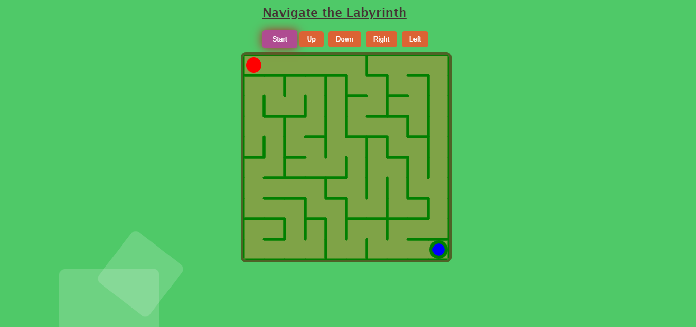 Maze Game Screenshot